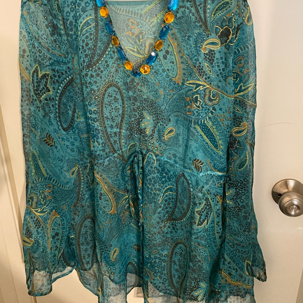 Sheer blouse